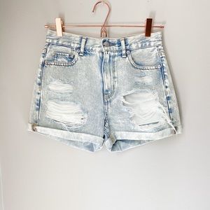 Destroyed Jean Shorts